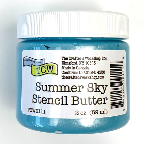 Stencil Butter 2 oz. Summer Sky