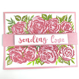 TCW6041 Layered A2 Rose Banner Stencil