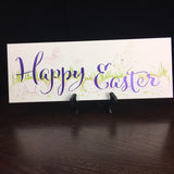 TCW2412 Happy Easter Sign Stencil 16½" x 6"