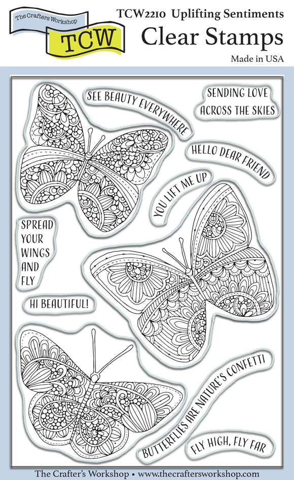 TCW1044 Tree Canopy Stencil  The Crafter's Workshop Stencils Stamps and  Mixed Media Goodies