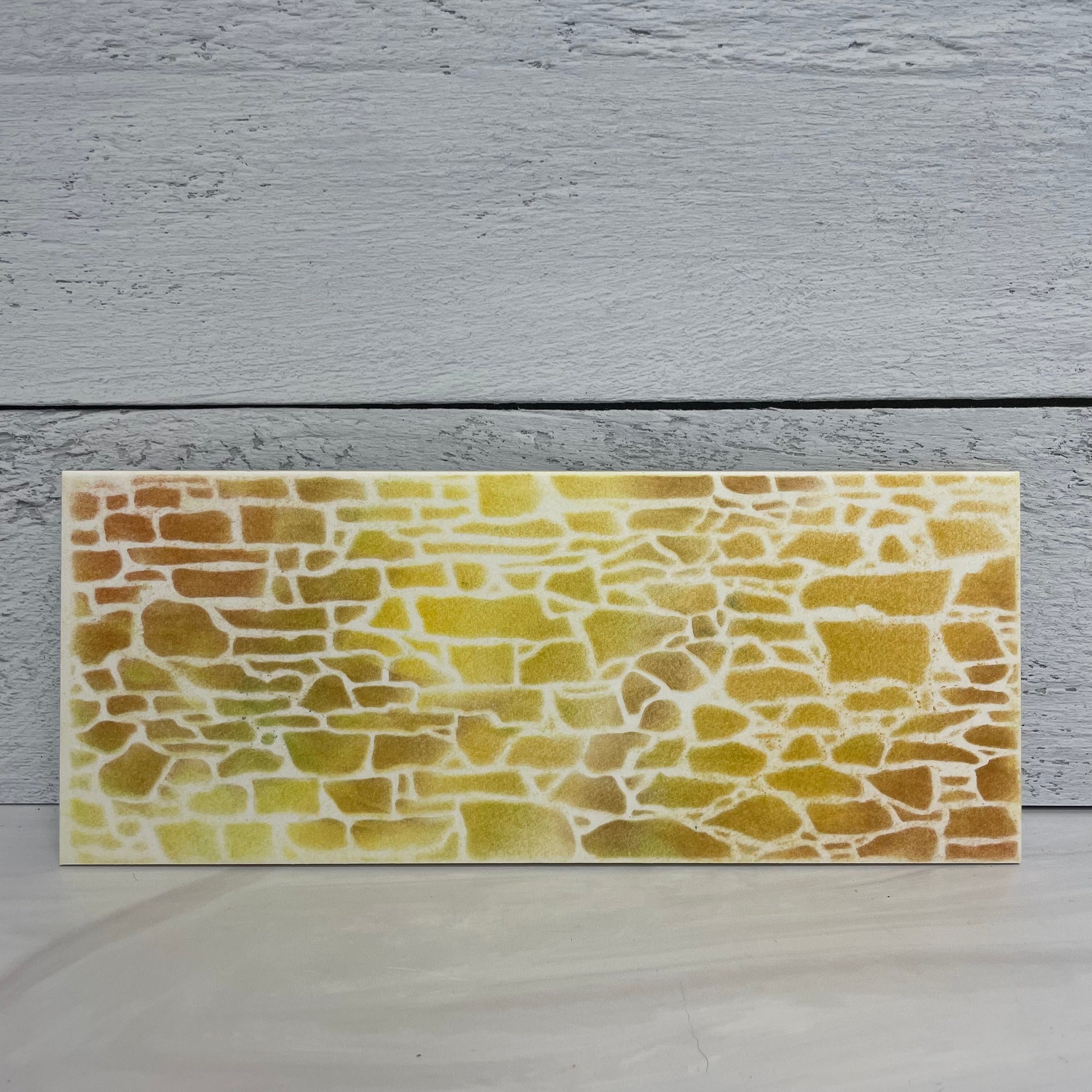 Slim Line English Brick Wall Stencil – Picket Fence Studios
