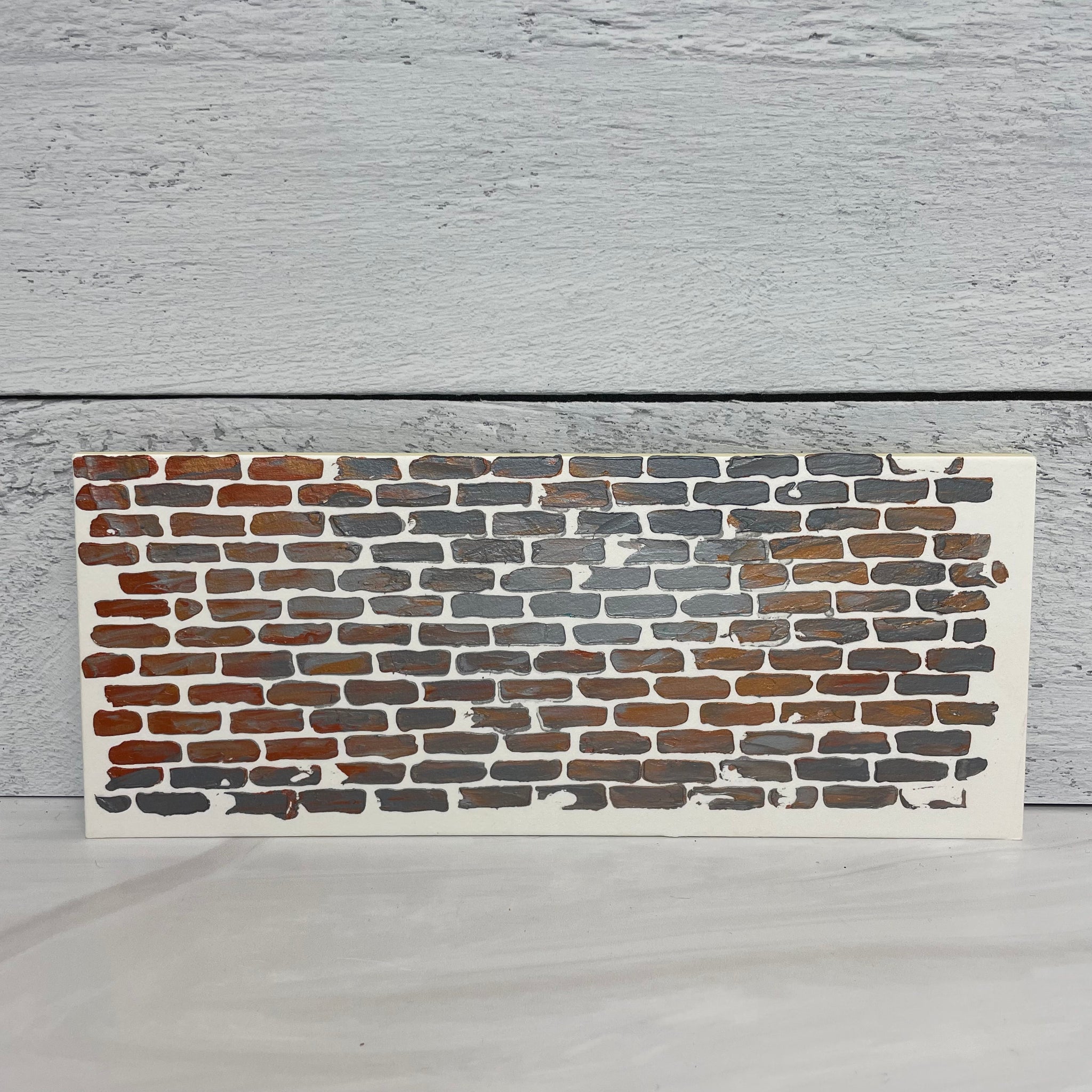 Small Brick Wall Stencil