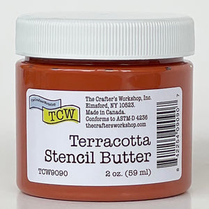 Stencil Butter 2 oz. Terracotta