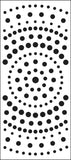 TCW2307 Concentric Circles Slimline Stencil