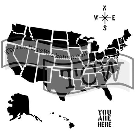 TCW410 US Map