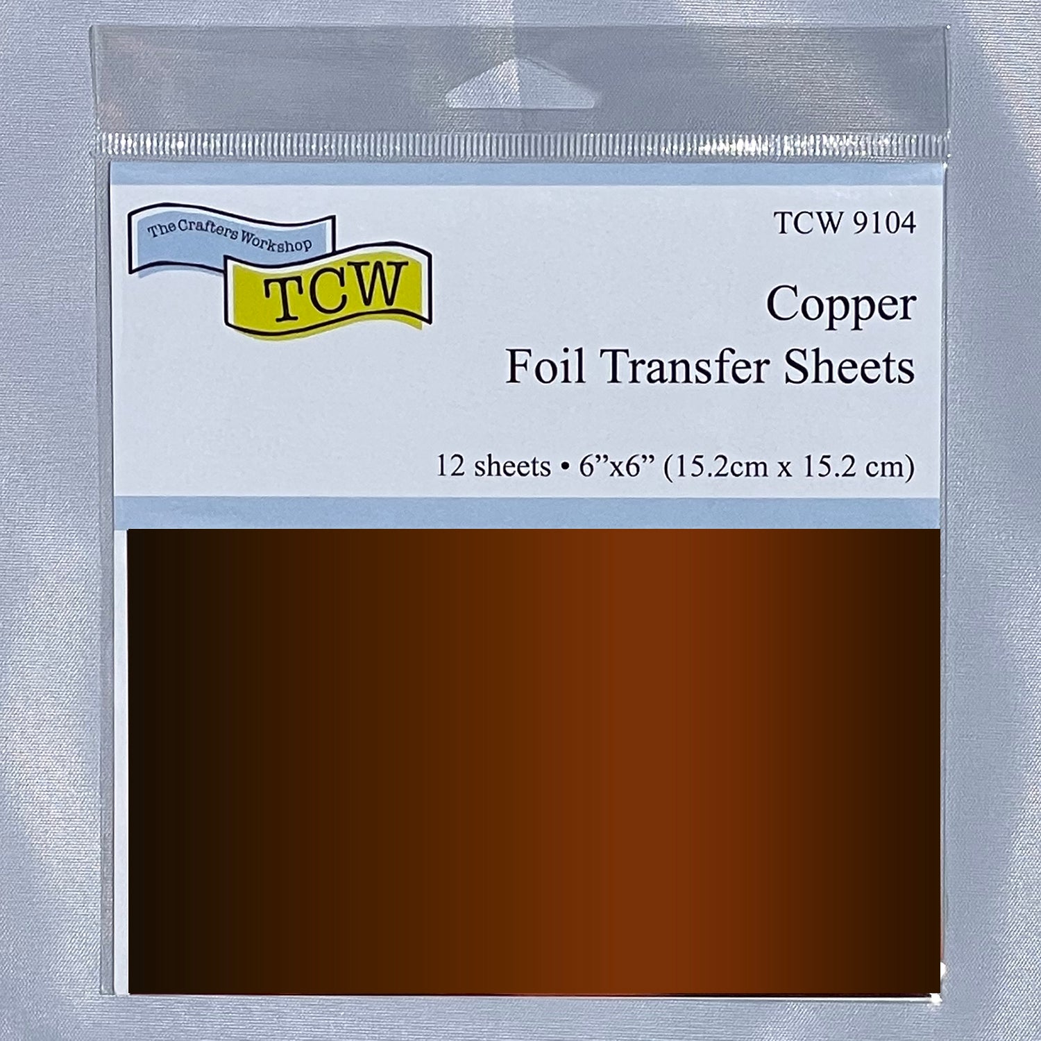 New 6 Shts Designer Foils & 10 Pcs 6x6 Colored Metallic Foil Transfer Sheets