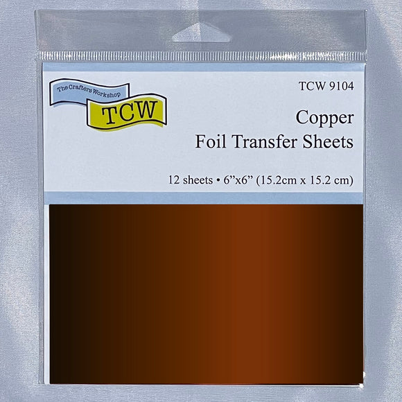 TCW9104 Copper Foil Transfer Sheets 6x6 – TCW Stencils